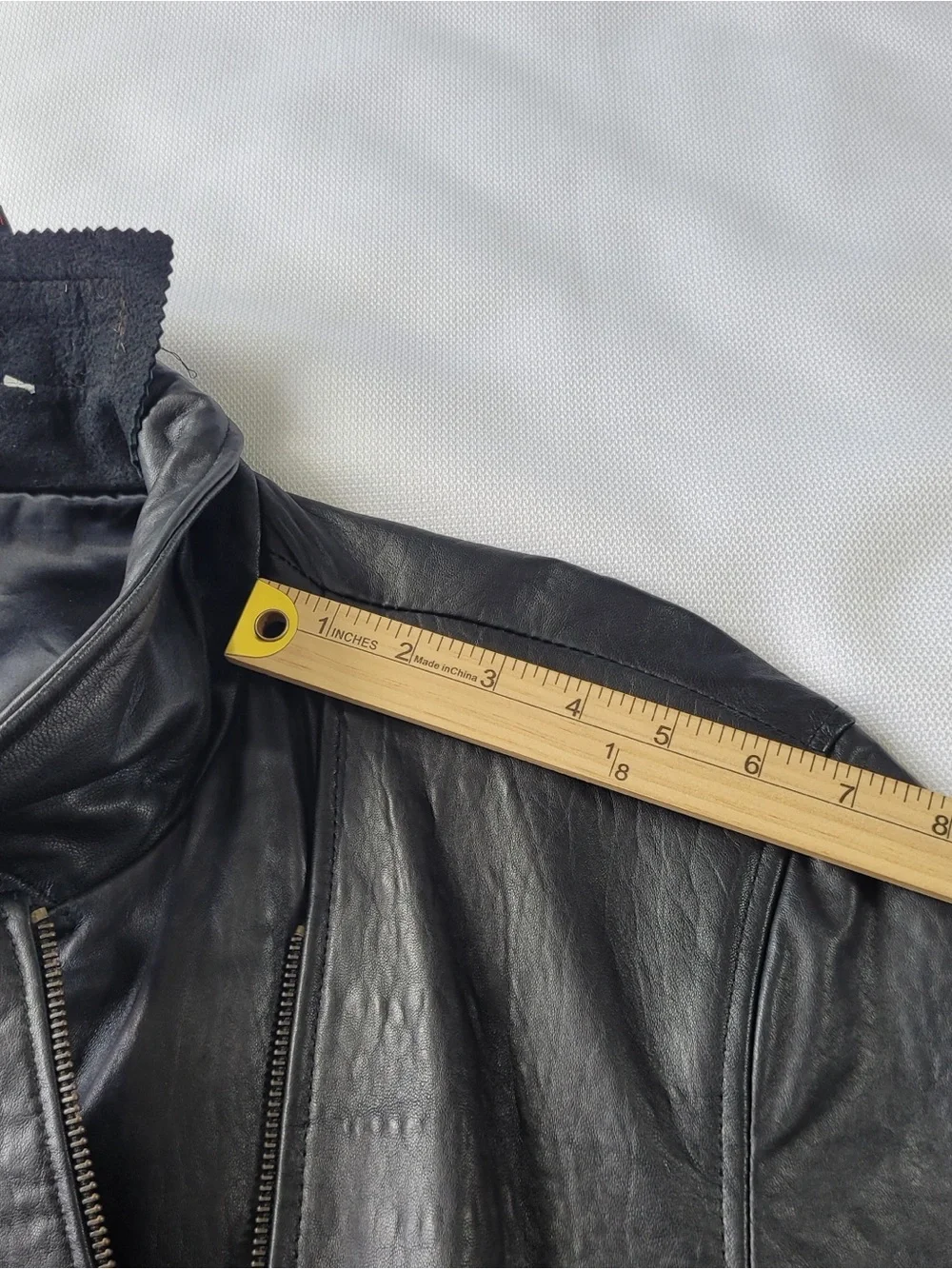 Cayenne Leather Buttery soft vintage leather moto jacket with belt size M